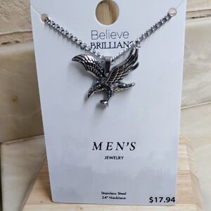 Believe Brilliance Eagle Pendant Necklace